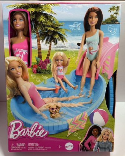 Barbie swimming pool set - swimming,