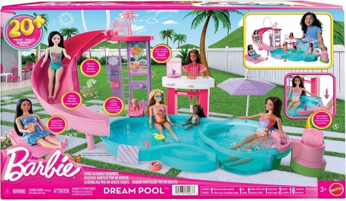 Barbie dream pool playset - playset, with