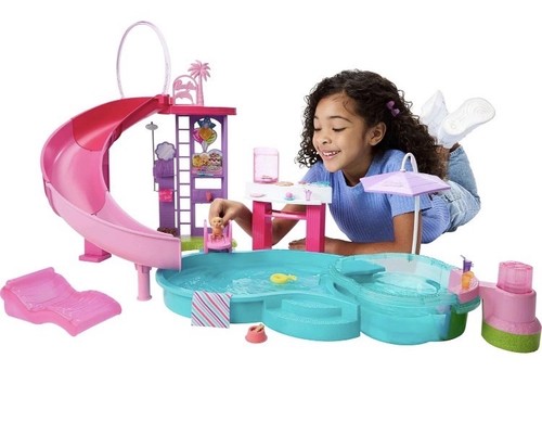 Barbie dream pool playset - playset, with