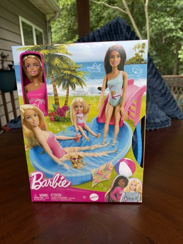Barbie pool playset doll - pool,