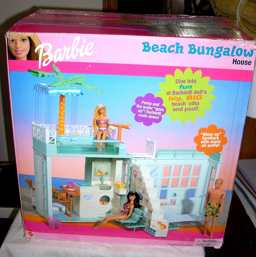 Vintage barbie beach bungalow - barbie,