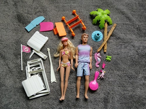 Barbie pool set - with, chair