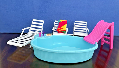 Piscina barbie 2019 con - piscina,