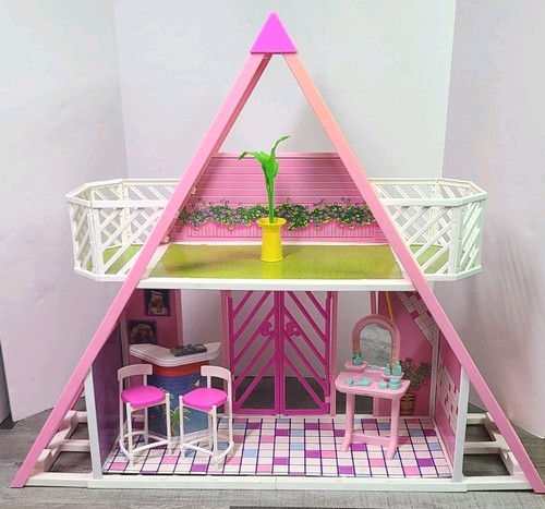 Barbie frame 1990 pool house - 1990,