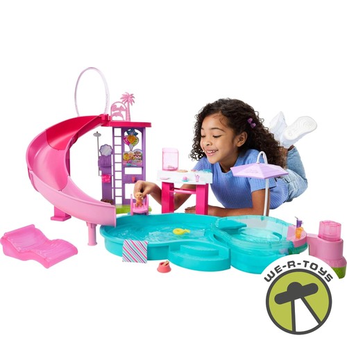 Barbie dream pool playset with - barbie,