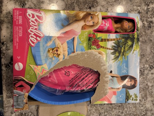 Barbie doll and pool - barbie, playset