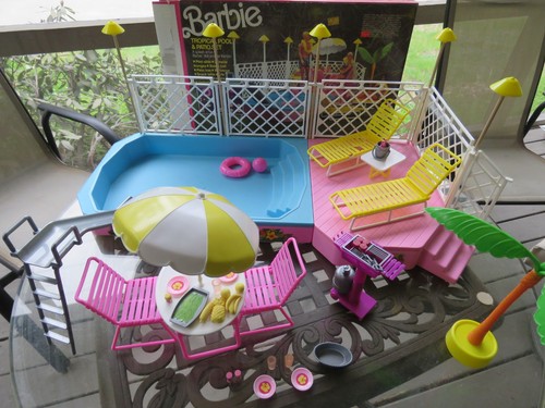 Barbie tropical pool patio - barbie,