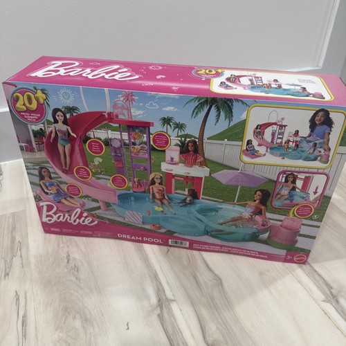 Barbie dream pool playset with - pool,