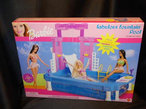2001 barbie fabulous - 2001, fountain