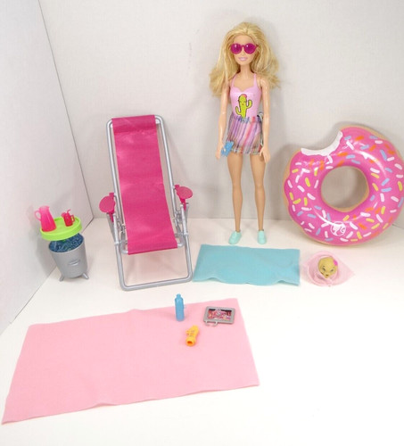 Barbie doll 2019 pool party - barbie,