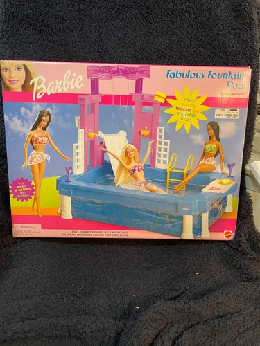 Barbie fabulous fountain - fabulous, pool