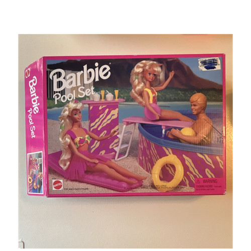 1995 mattel barbie pool set - 1995,