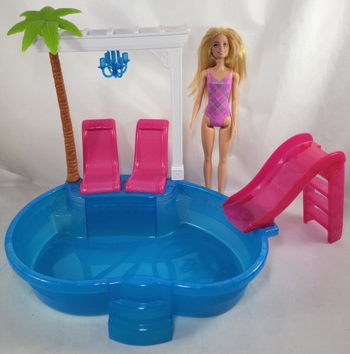 Barbie pink glam swimming pool - barbie,