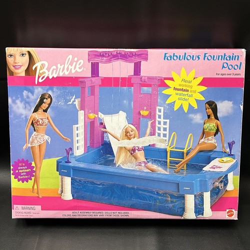 New barbie fabulous fountain - new,