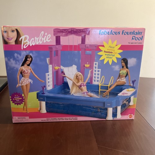 Barbie fabulous fountain pool - barbie,