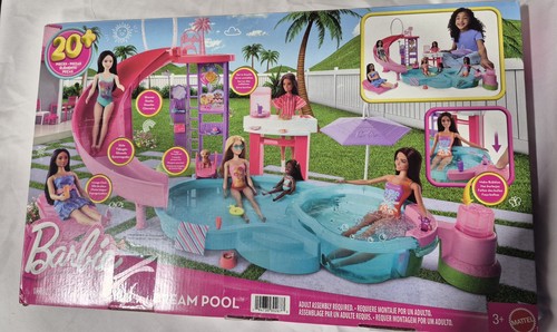 Barbie dream pool playset with - barbie,