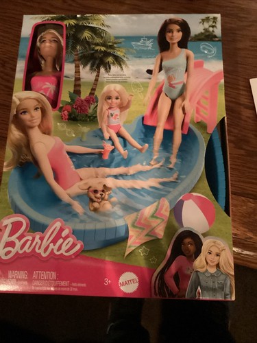 Barbie pool playset doll with - pool,