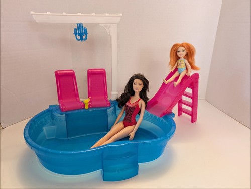 Barbie pink glam - barbie, pool