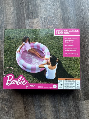 Barbie pool set - barbie, box