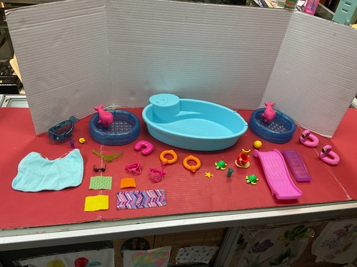 Barbie swimming pool - swimming,